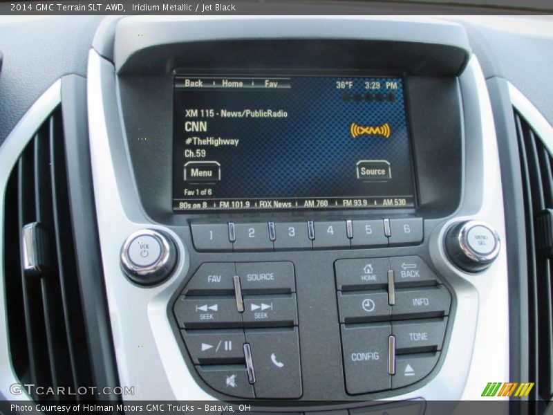 Iridium Metallic / Jet Black 2014 GMC Terrain SLT AWD