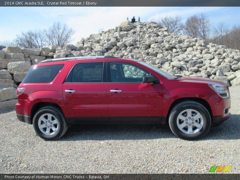 Crystal Red Tintcoat / Ebony 2014 GMC Acadia SLE