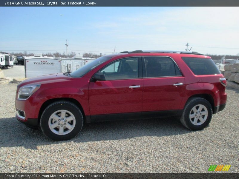 Crystal Red Tintcoat / Ebony 2014 GMC Acadia SLE