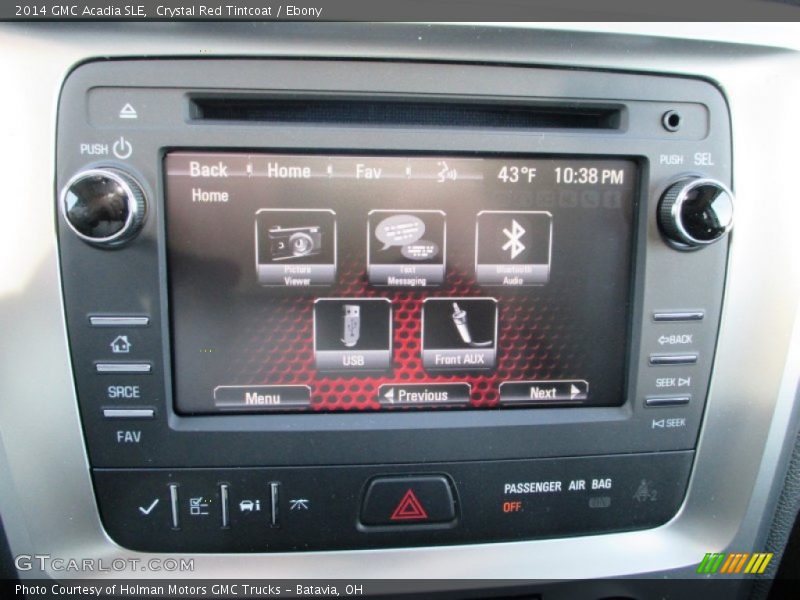 Crystal Red Tintcoat / Ebony 2014 GMC Acadia SLE