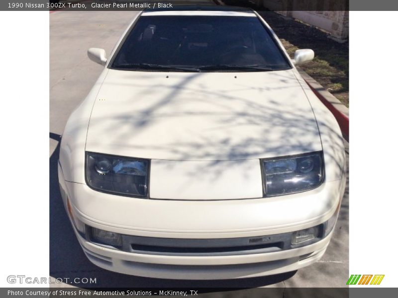 Glacier Pearl Metallic / Black 1990 Nissan 300ZX Turbo
