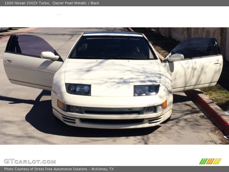 Glacier Pearl Metallic / Black 1990 Nissan 300ZX Turbo