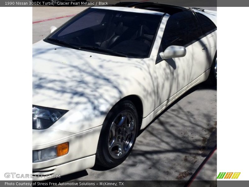Glacier Pearl Metallic / Black 1990 Nissan 300ZX Turbo
