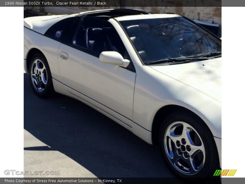 Glacier Pearl Metallic / Black 1990 Nissan 300ZX Turbo