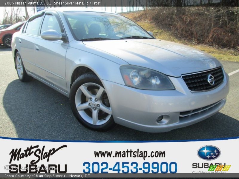 Sheer Silver Metallic / Frost 2006 Nissan Altima 3.5 SE