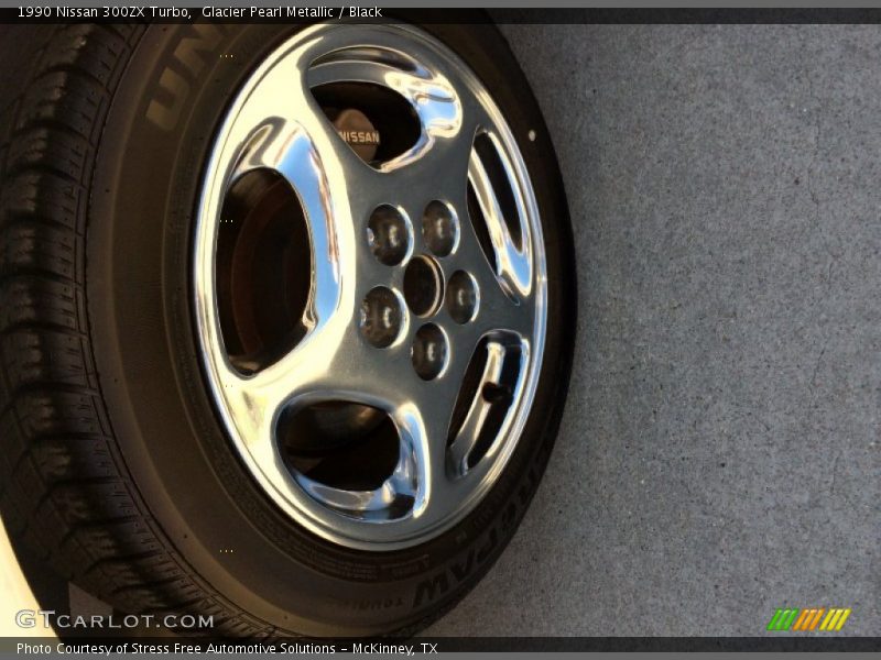Glacier Pearl Metallic / Black 1990 Nissan 300ZX Turbo