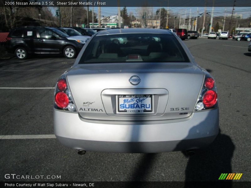 Sheer Silver Metallic / Frost 2006 Nissan Altima 3.5 SE