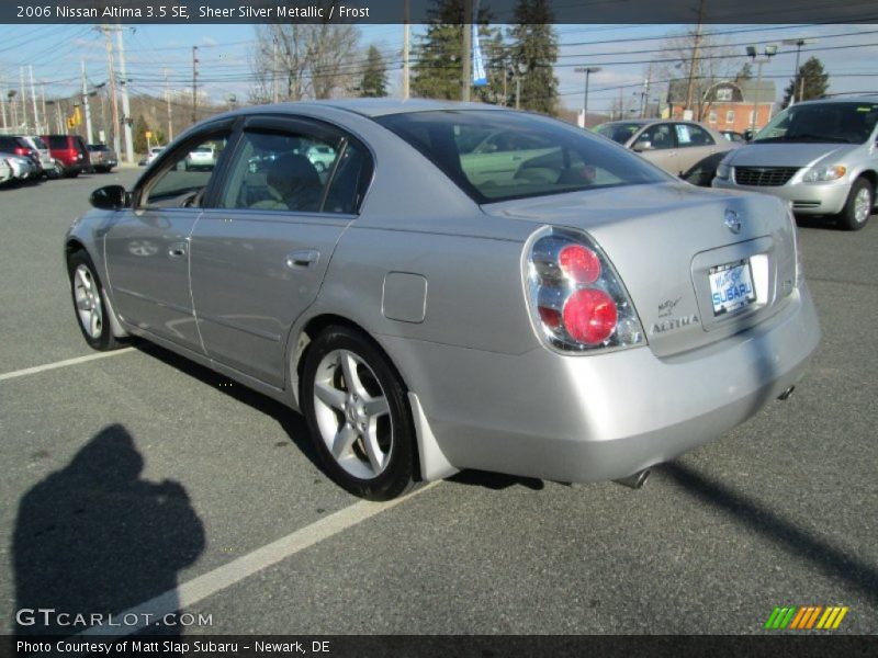 Sheer Silver Metallic / Frost 2006 Nissan Altima 3.5 SE