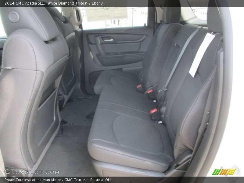 White Diamond Tricoat / Ebony 2014 GMC Acadia SLE