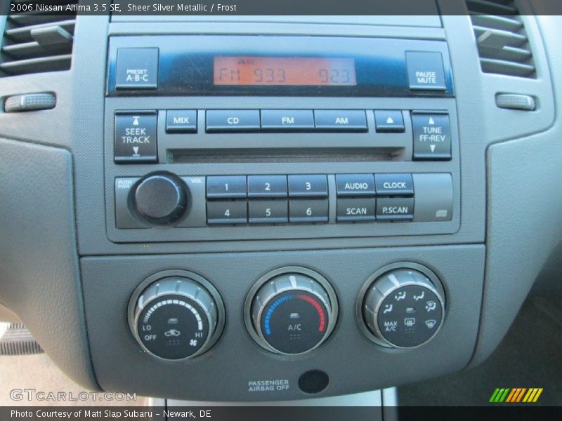 Sheer Silver Metallic / Frost 2006 Nissan Altima 3.5 SE