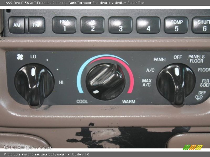 Controls of 1999 F150 XLT Extended Cab 4x4