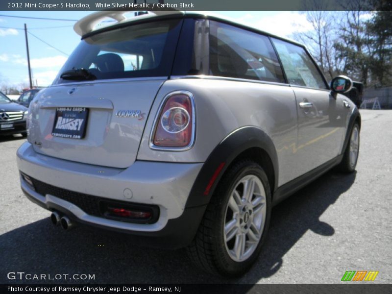 White Silver Metallic / Carbon Black 2012 Mini Cooper S Hardtop