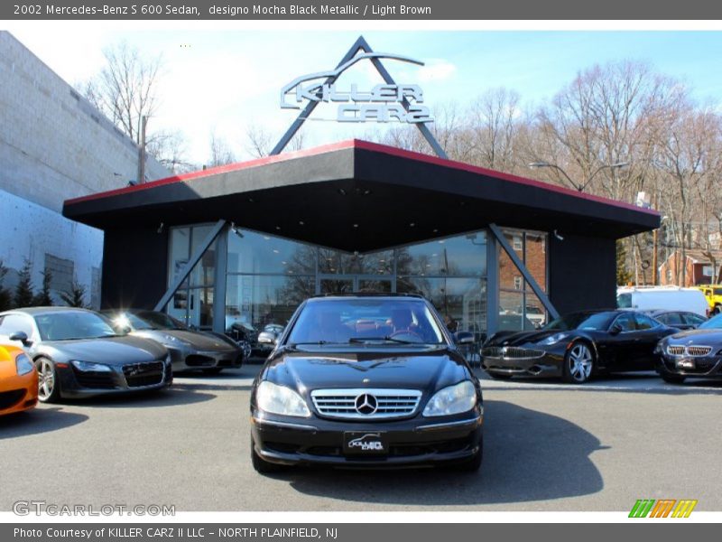 designo Mocha Black Metallic / Light Brown 2002 Mercedes-Benz S 600 Sedan