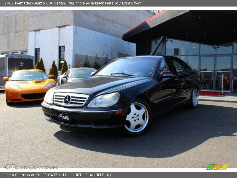 designo Mocha Black Metallic / Light Brown 2002 Mercedes-Benz S 600 Sedan