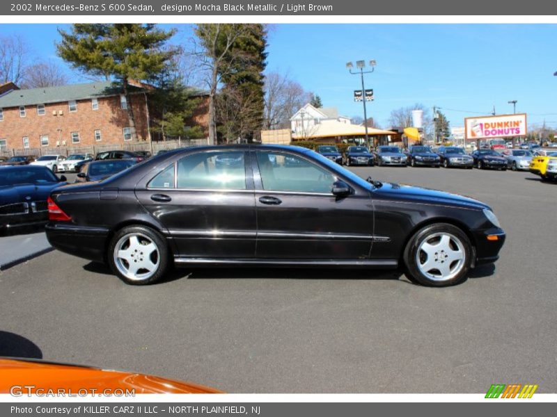 designo Mocha Black Metallic / Light Brown 2002 Mercedes-Benz S 600 Sedan