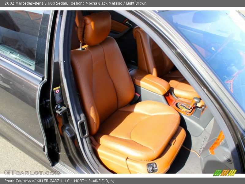 designo Mocha Black Metallic / Light Brown 2002 Mercedes-Benz S 600 Sedan