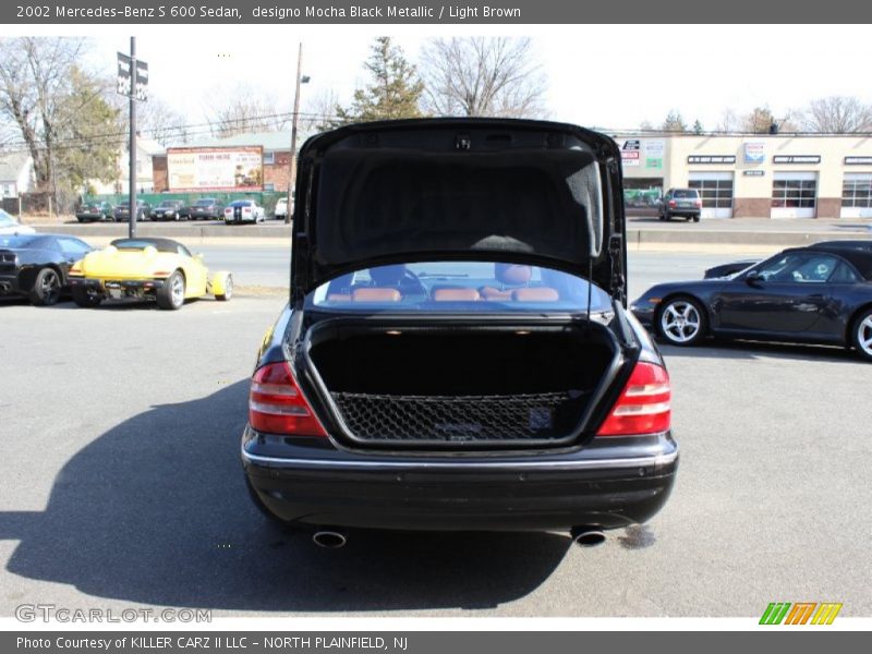 designo Mocha Black Metallic / Light Brown 2002 Mercedes-Benz S 600 Sedan