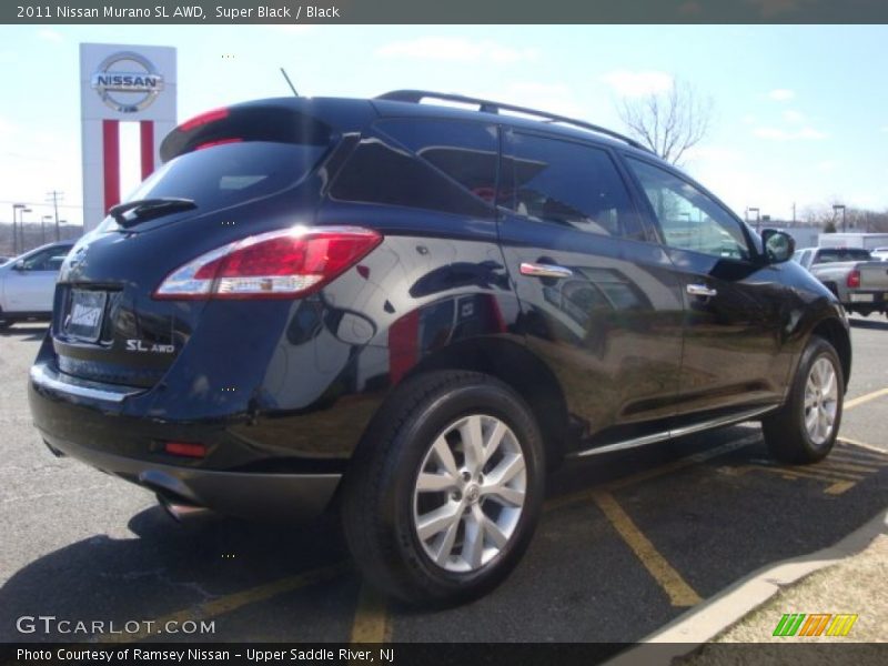 Super Black / Black 2011 Nissan Murano SL AWD