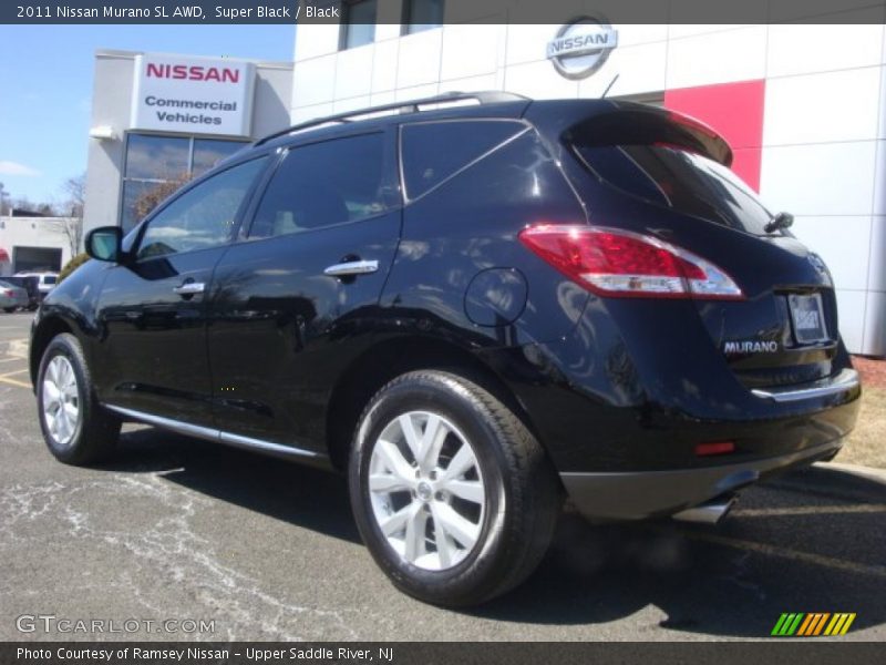 Super Black / Black 2011 Nissan Murano SL AWD