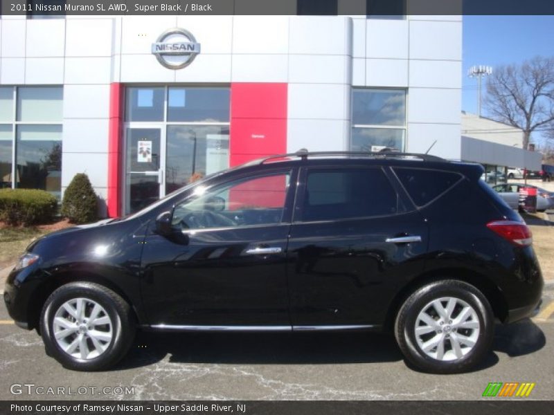 Super Black / Black 2011 Nissan Murano SL AWD