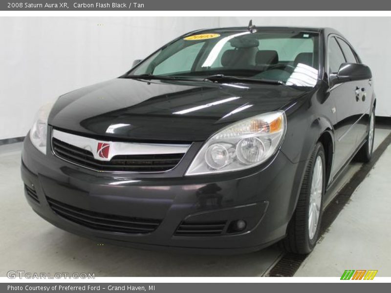 Carbon Flash Black / Tan 2008 Saturn Aura XR