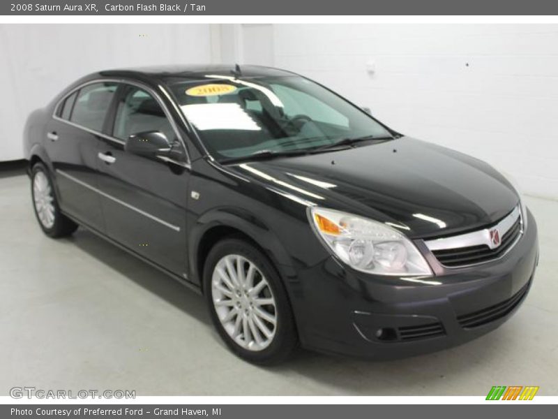 Carbon Flash Black / Tan 2008 Saturn Aura XR