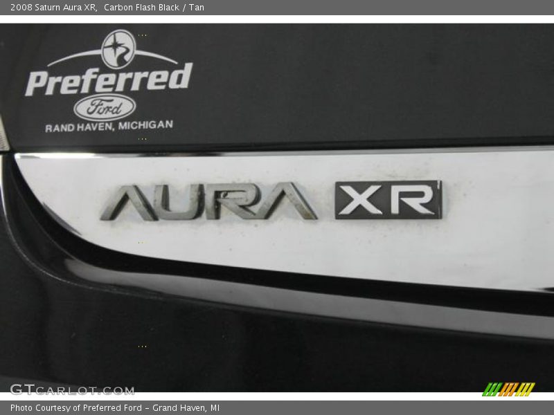 Carbon Flash Black / Tan 2008 Saturn Aura XR