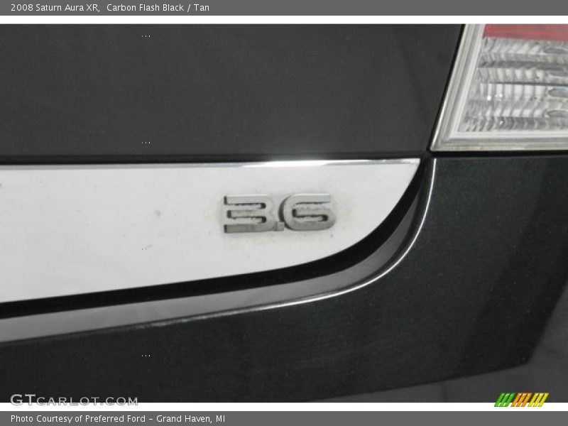 Carbon Flash Black / Tan 2008 Saturn Aura XR