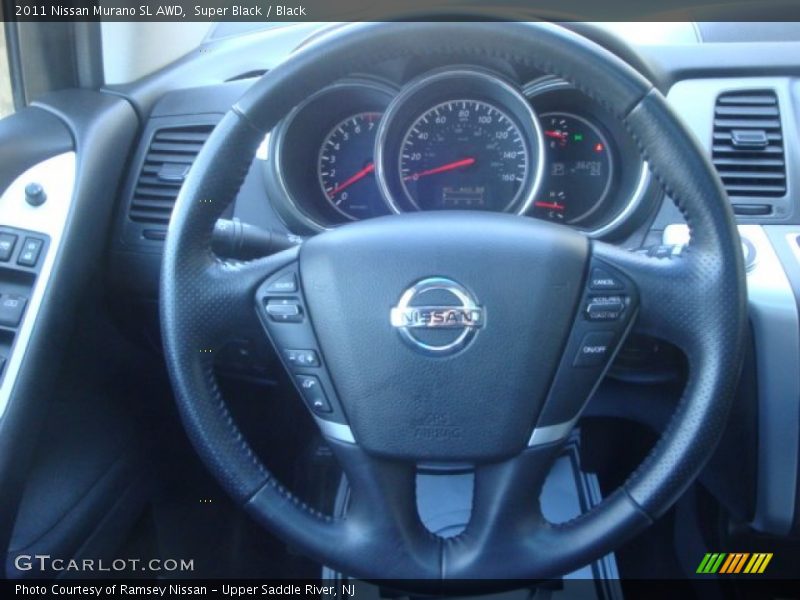 Super Black / Black 2011 Nissan Murano SL AWD