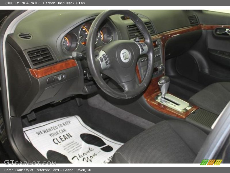Carbon Flash Black / Tan 2008 Saturn Aura XR