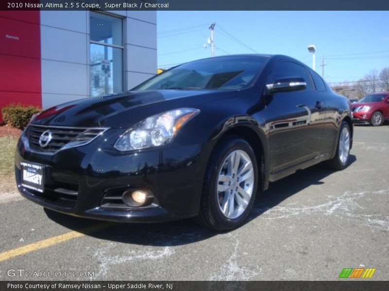 Super Black / Charcoal 2010 Nissan Altima 2.5 S Coupe