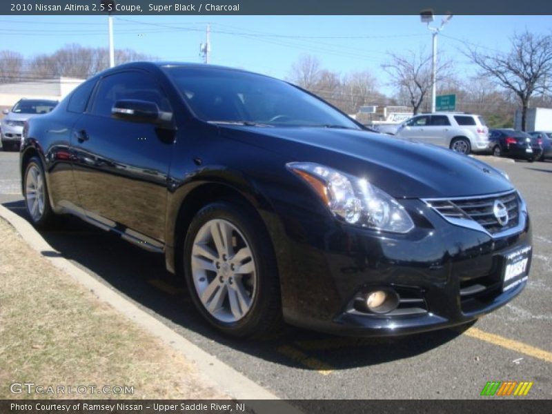 Super Black / Charcoal 2010 Nissan Altima 2.5 S Coupe