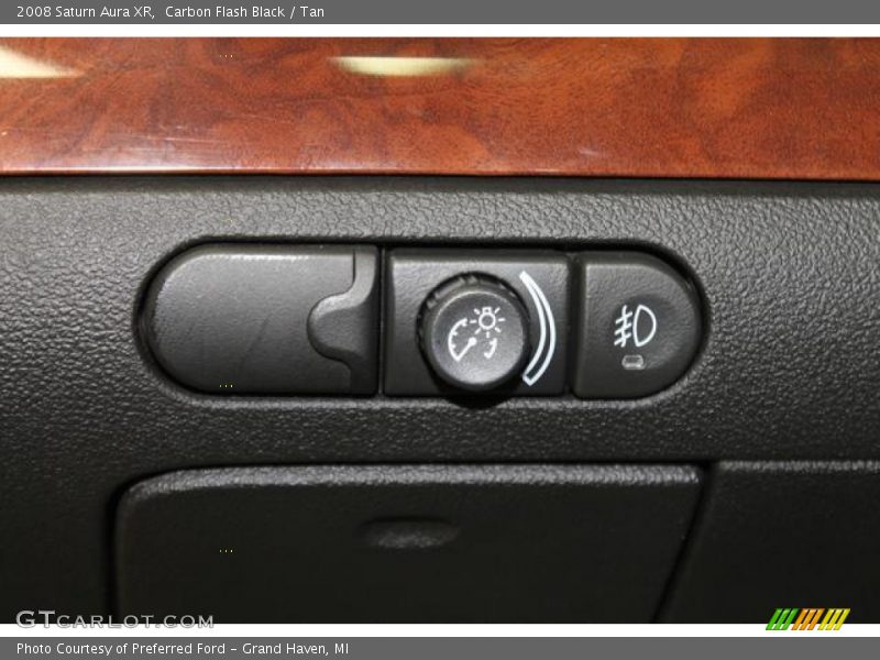 Carbon Flash Black / Tan 2008 Saturn Aura XR