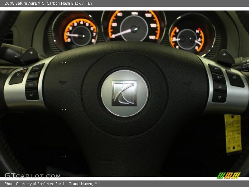 Carbon Flash Black / Tan 2008 Saturn Aura XR