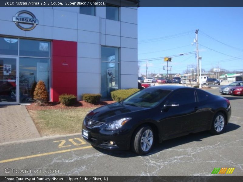 Super Black / Charcoal 2010 Nissan Altima 2.5 S Coupe