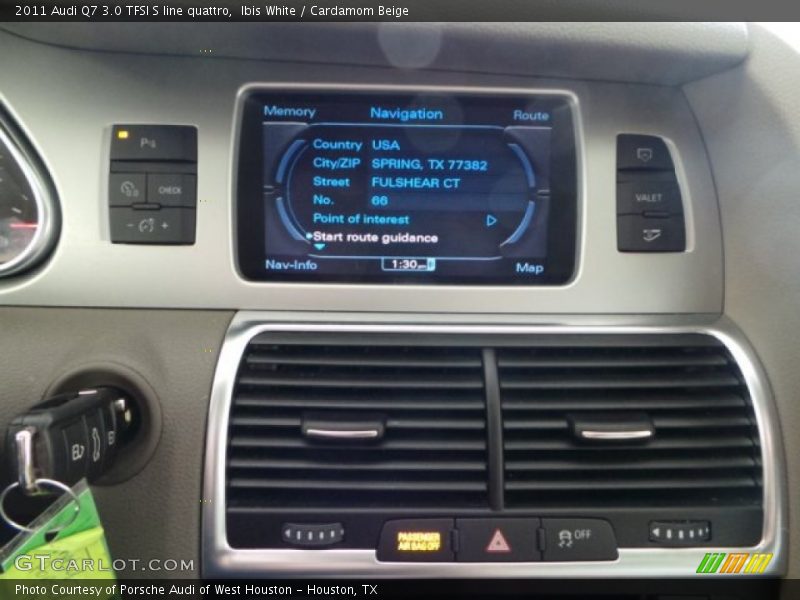 Ibis White / Cardamom Beige 2011 Audi Q7 3.0 TFSI S line quattro