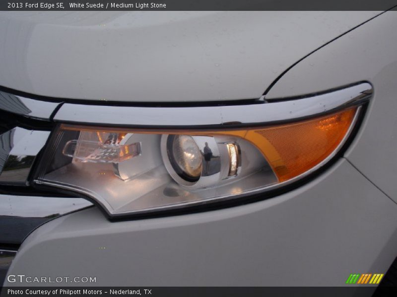 White Suede / Medium Light Stone 2013 Ford Edge SE