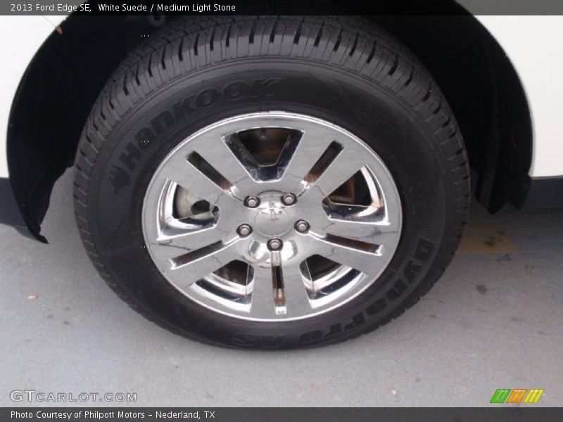 White Suede / Medium Light Stone 2013 Ford Edge SE