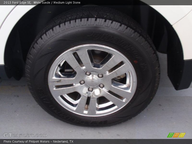 White Suede / Medium Light Stone 2013 Ford Edge SE