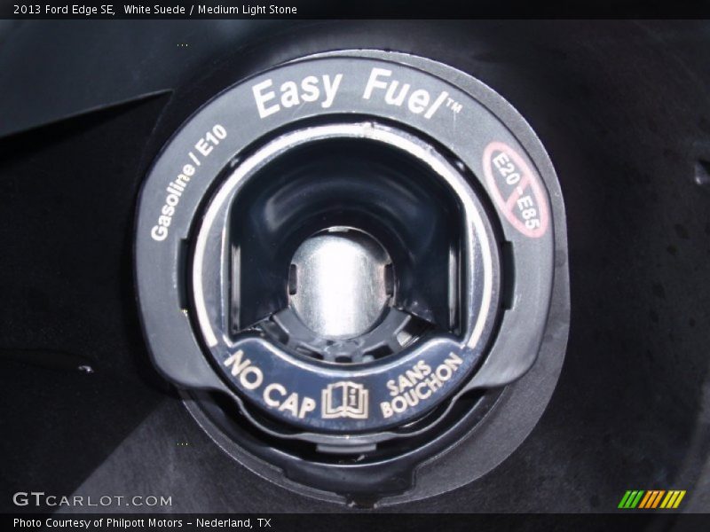 White Suede / Medium Light Stone 2013 Ford Edge SE