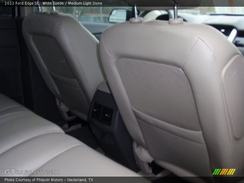 White Suede / Medium Light Stone 2013 Ford Edge SE
