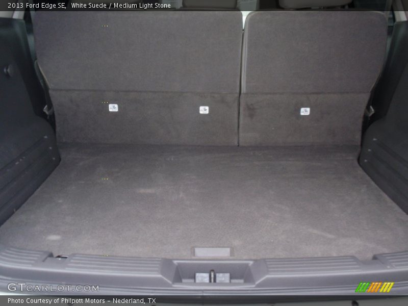 White Suede / Medium Light Stone 2013 Ford Edge SE