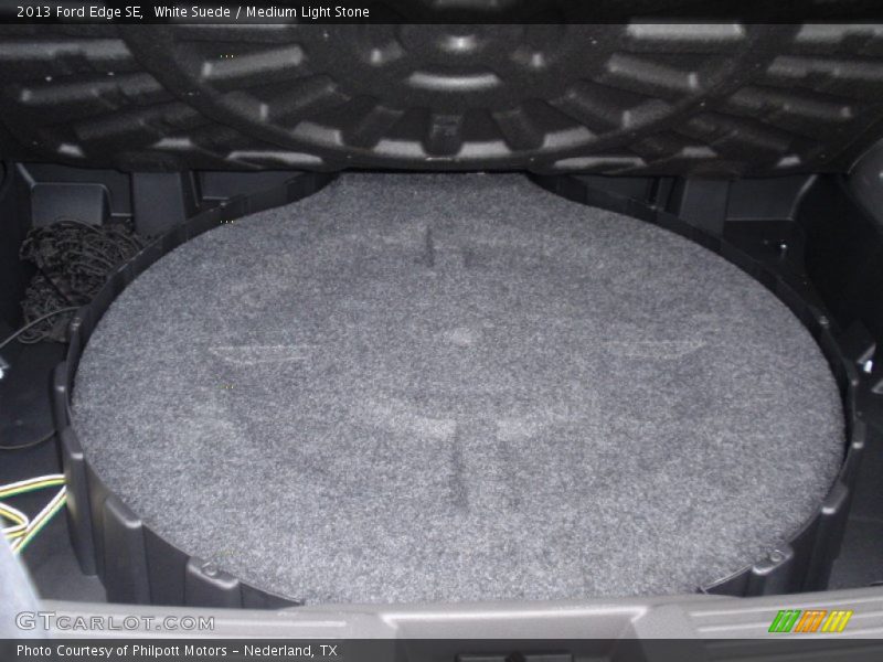 White Suede / Medium Light Stone 2013 Ford Edge SE