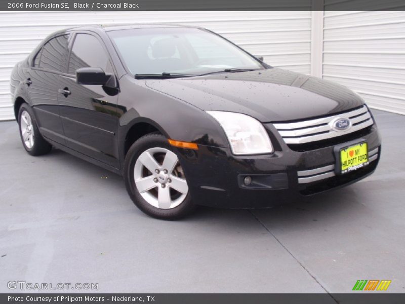Black / Charcoal Black 2006 Ford Fusion SE