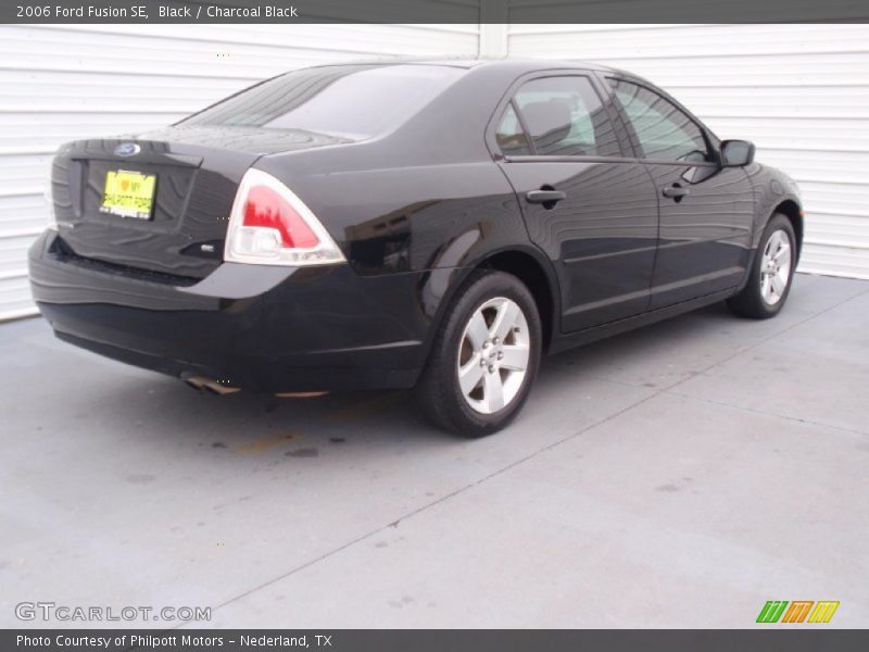 Black / Charcoal Black 2006 Ford Fusion SE