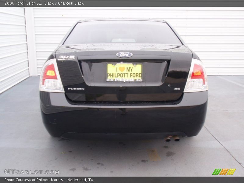 Black / Charcoal Black 2006 Ford Fusion SE