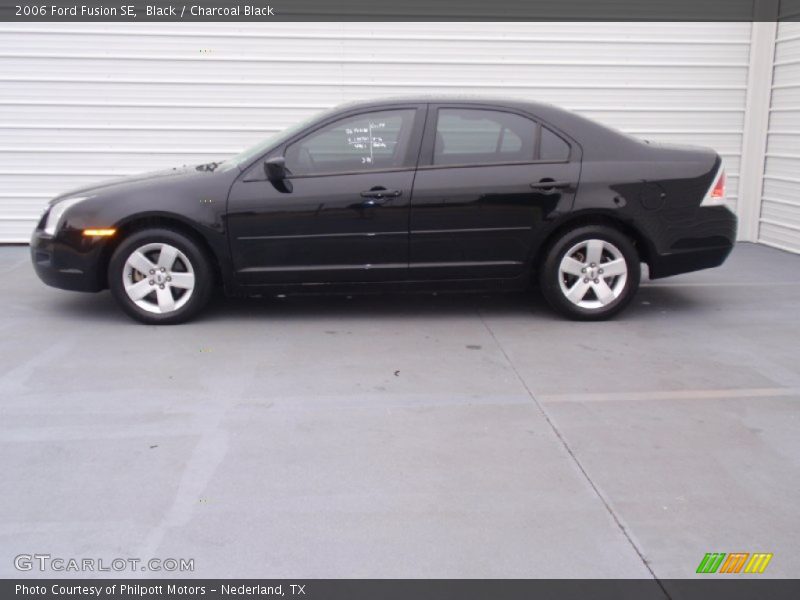 Black / Charcoal Black 2006 Ford Fusion SE