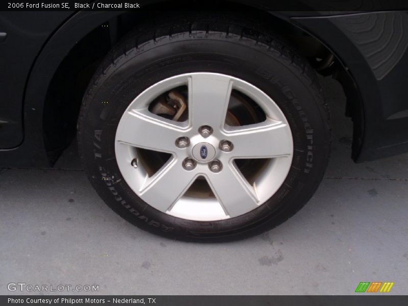 Black / Charcoal Black 2006 Ford Fusion SE