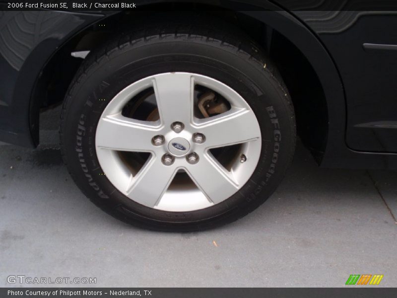 Black / Charcoal Black 2006 Ford Fusion SE