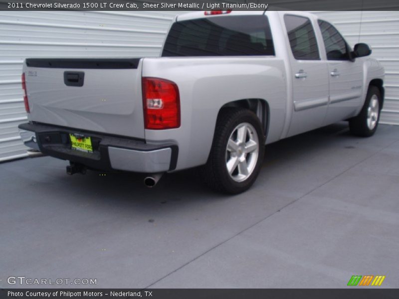 Sheer Silver Metallic / Light Titanium/Ebony 2011 Chevrolet Silverado 1500 LT Crew Cab